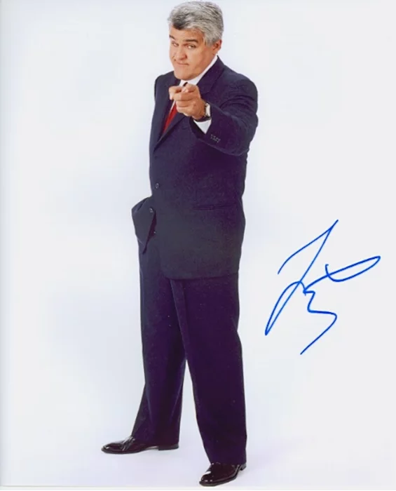 Jay Leno autograph