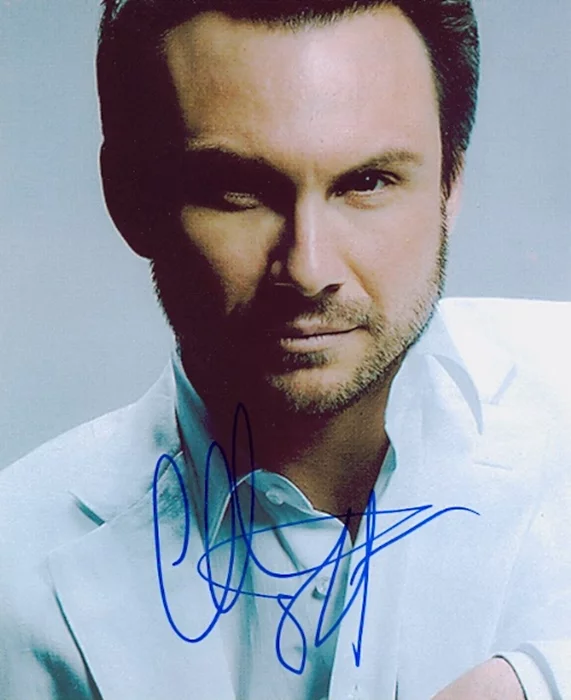 Christian Slater autograph
