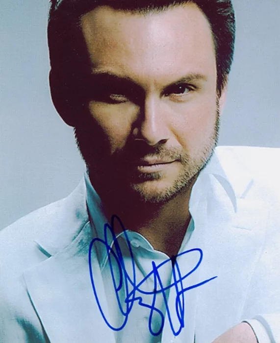 Christian Slater autograph