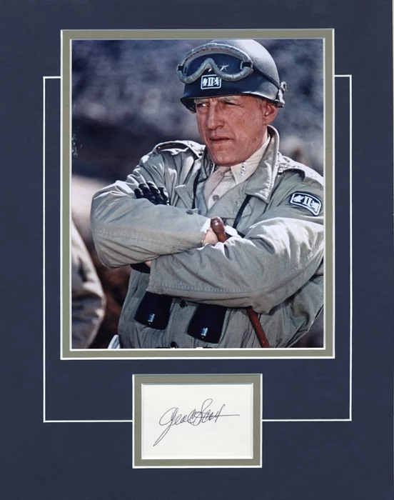 George C. Scott autograph