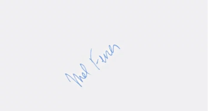 Mel Ferrer autograph
