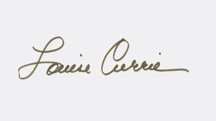Louise Currie autograph