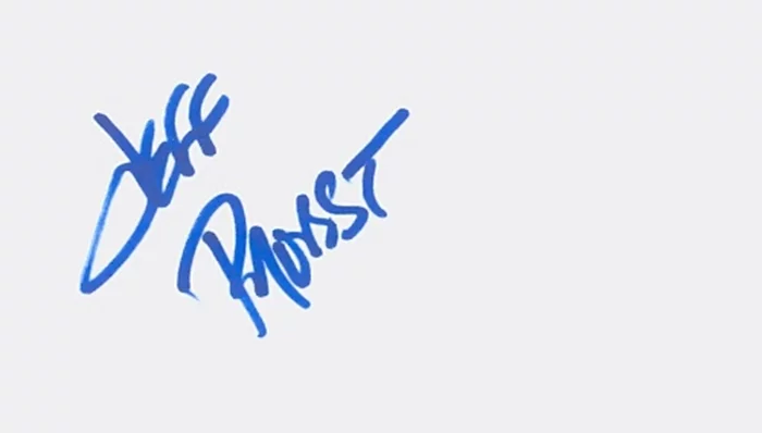 Jeff Probst autograph