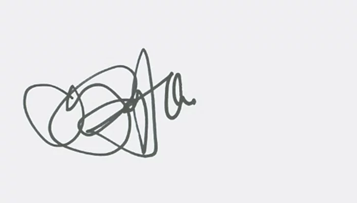 Paris Hilton autograph