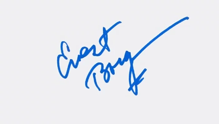 Ernest Borgnine autograph