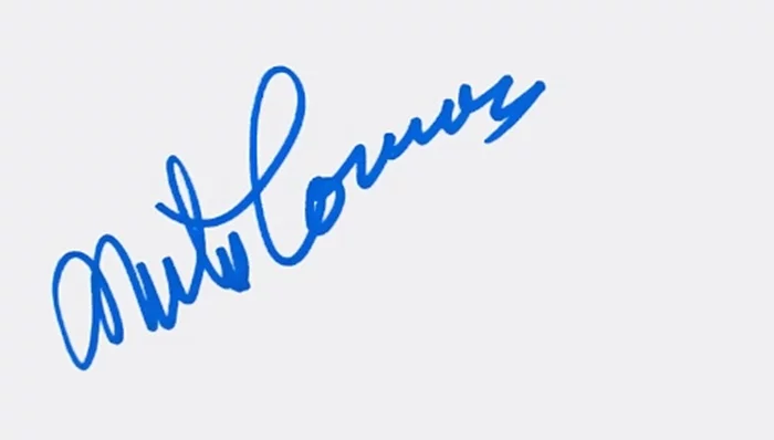 Mike Connors autograph