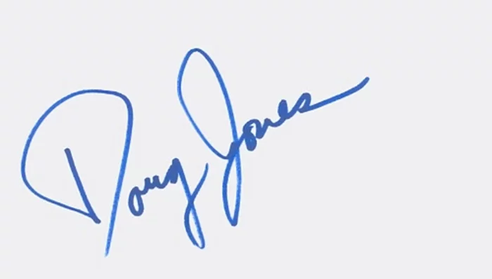 Doug Jones autograph