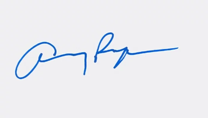Amy Ryan autograph