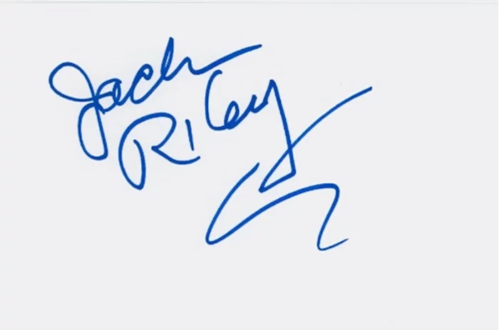 Jack Riley autograph