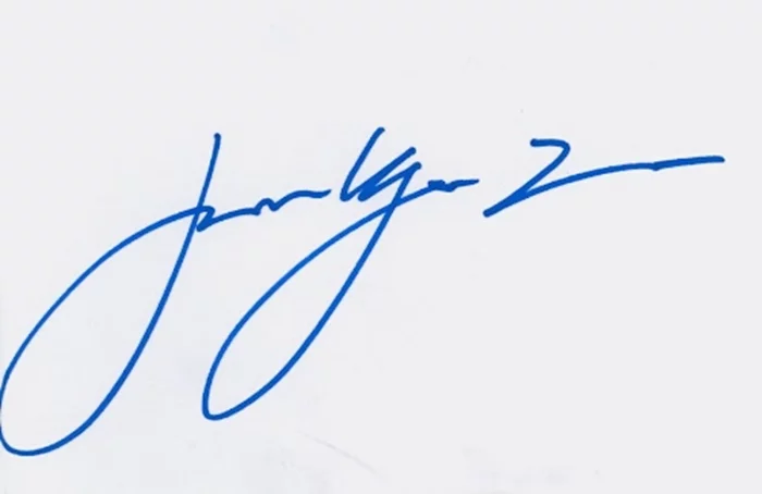 James Kyson Lee autograph