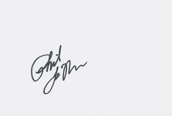 Phil LaMarr autograph