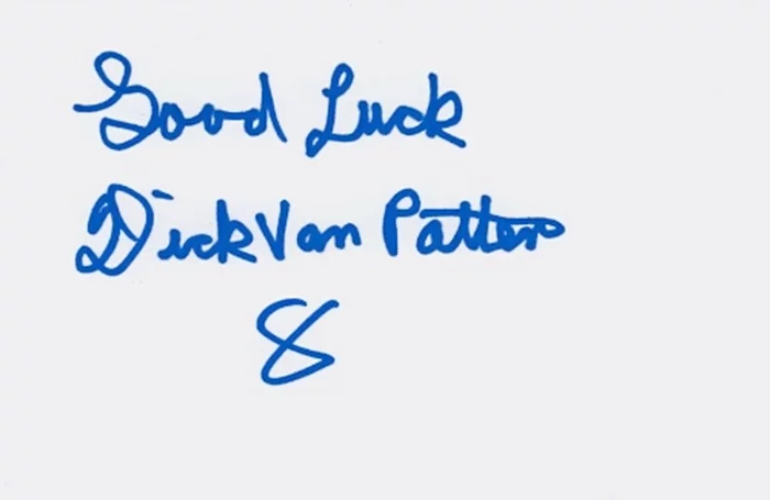 Dick Van Patten autograph