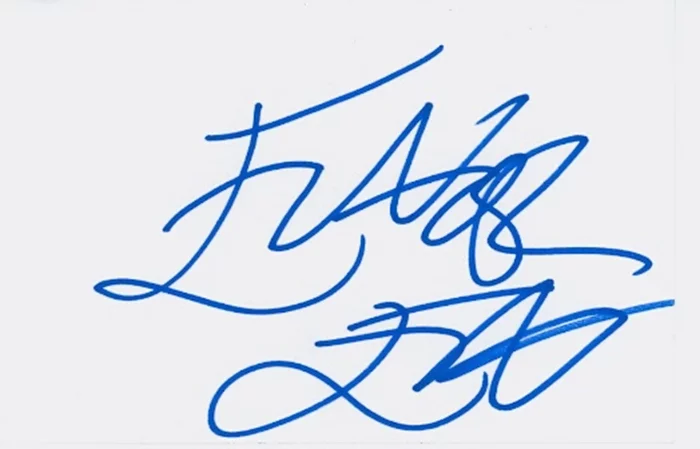 Flavor Flav autograph