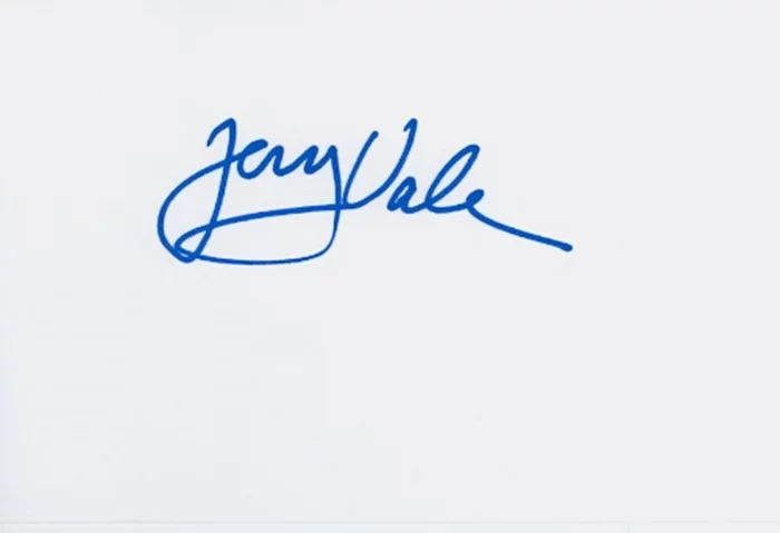 Jerry Vale autograph