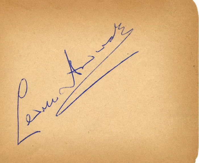 Cedric Hardwicke autograph
