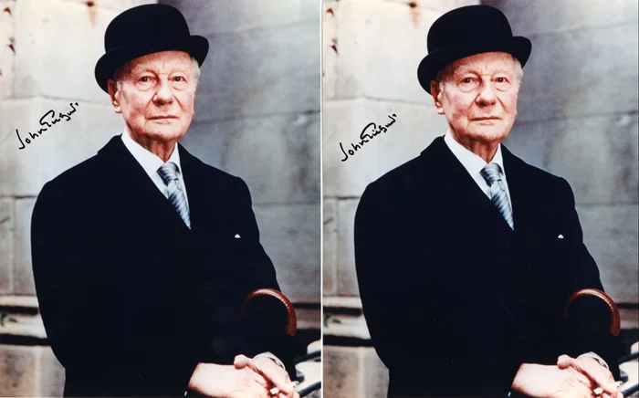 John Gielgud autograph
