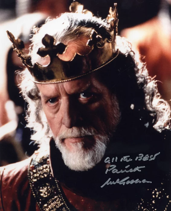 Patrick McGoohan autograph