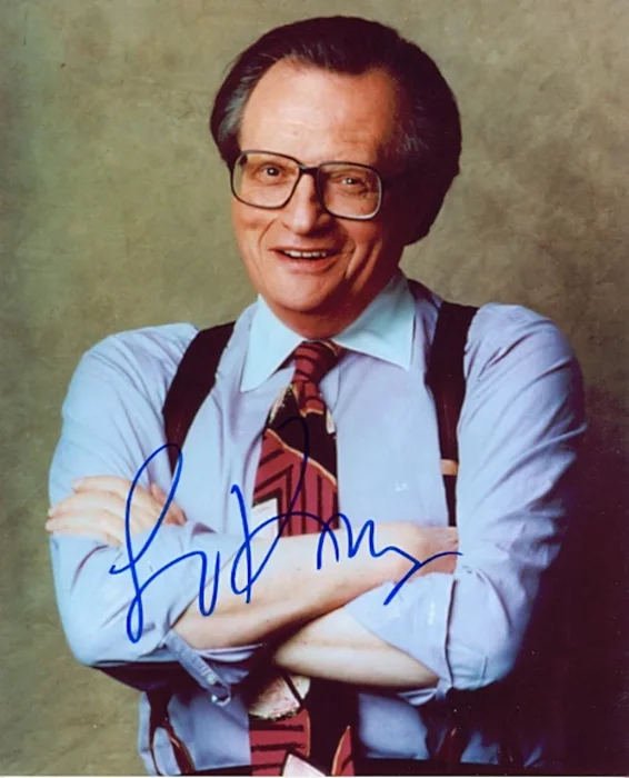Larry King autograph