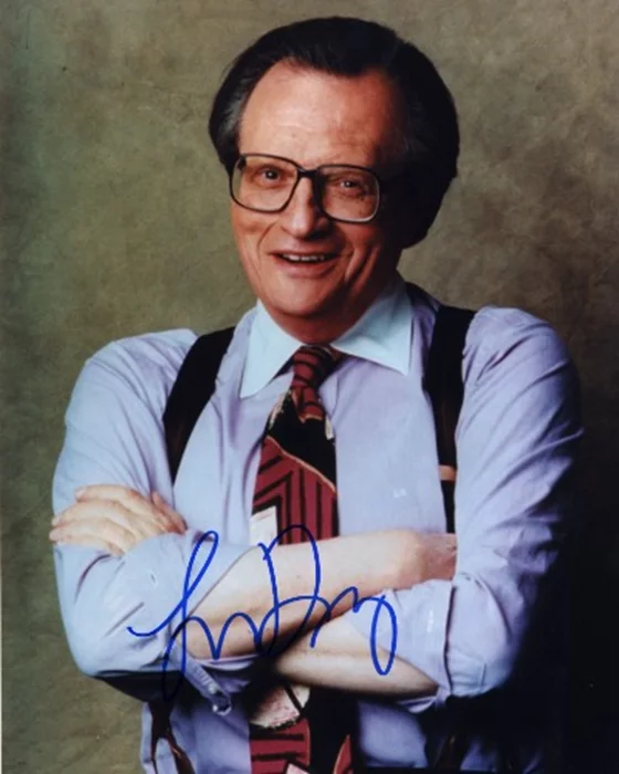 Larry King autograph