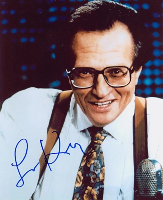 Larry King autograph