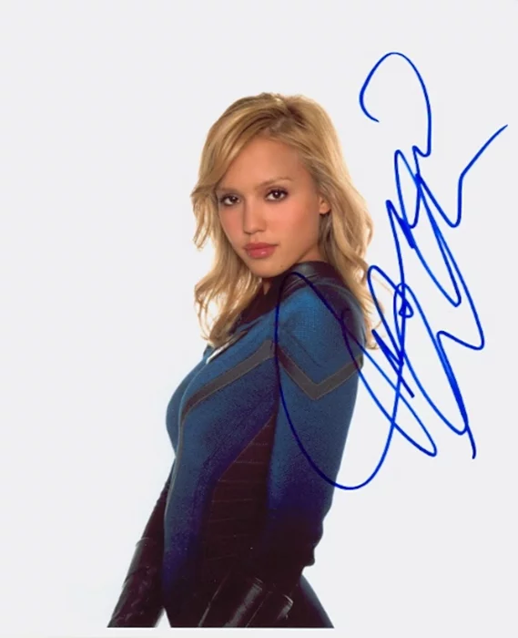 Jessica Alba autograph