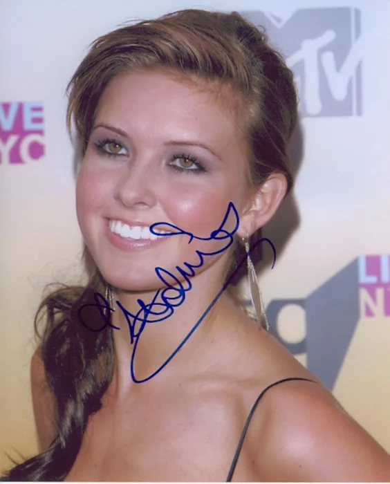 Audrina Patridge autograph
