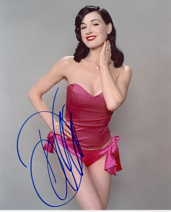 Dita Von Teese autograph