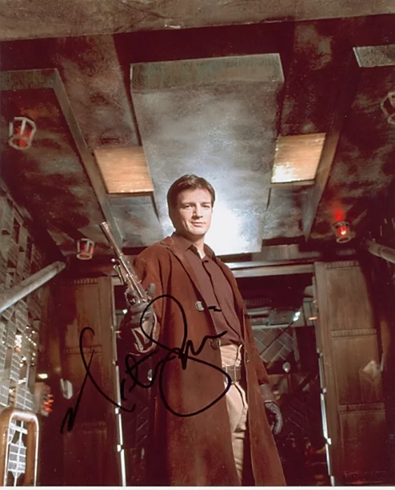 Nathan Fillion autograph