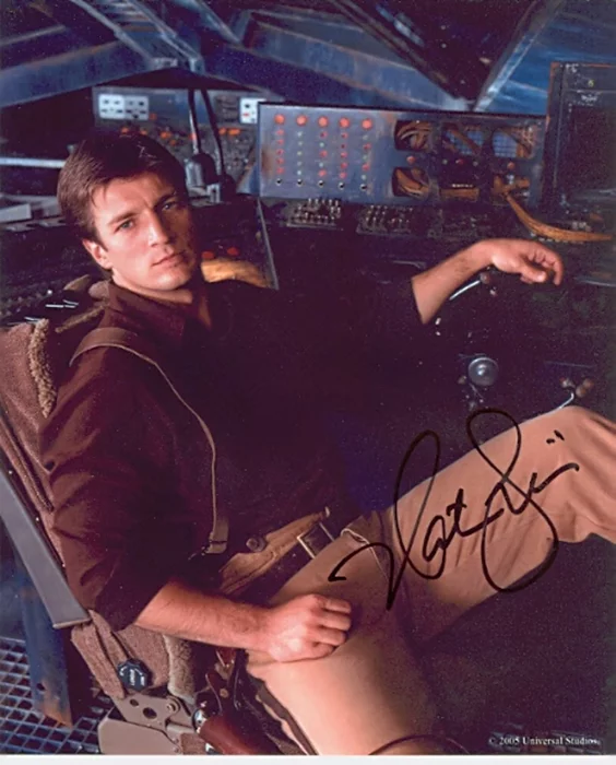 Nathan Fillion autograph
