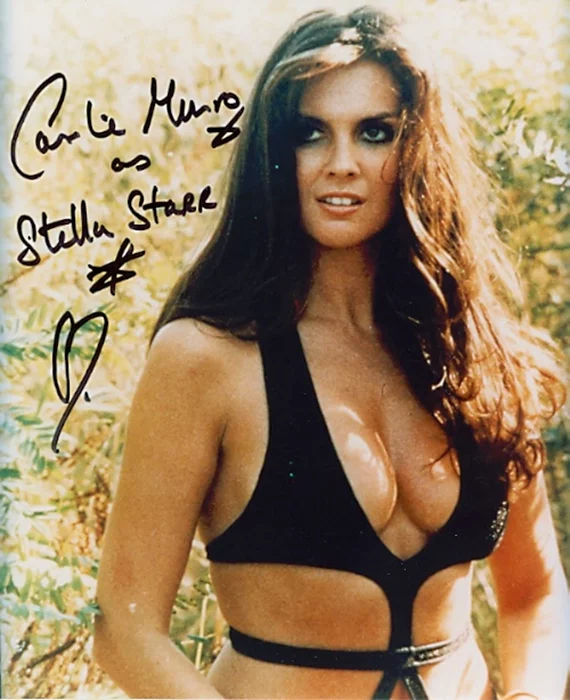 Caroline Munro autograph