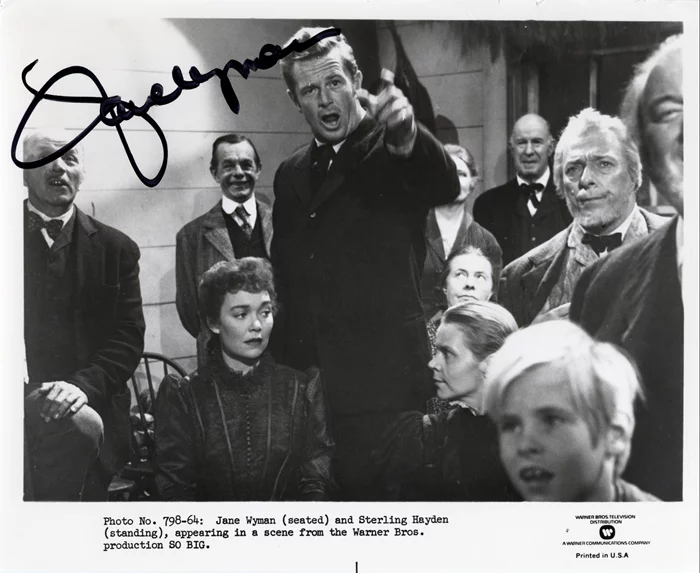 Jane Wyman autograph