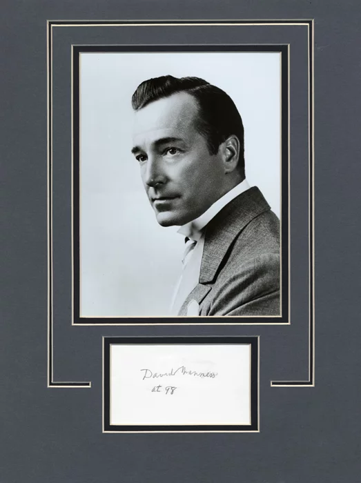 David Manners autograph