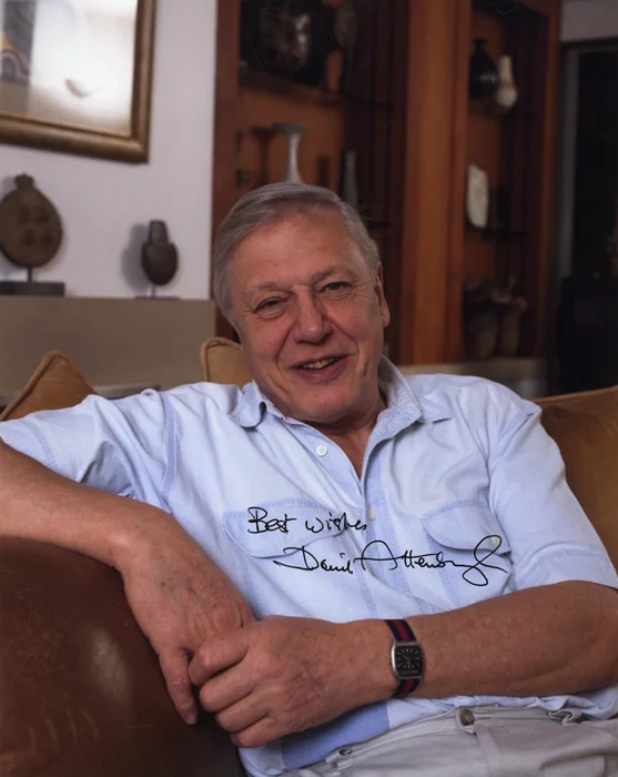 David Attenborough autograph