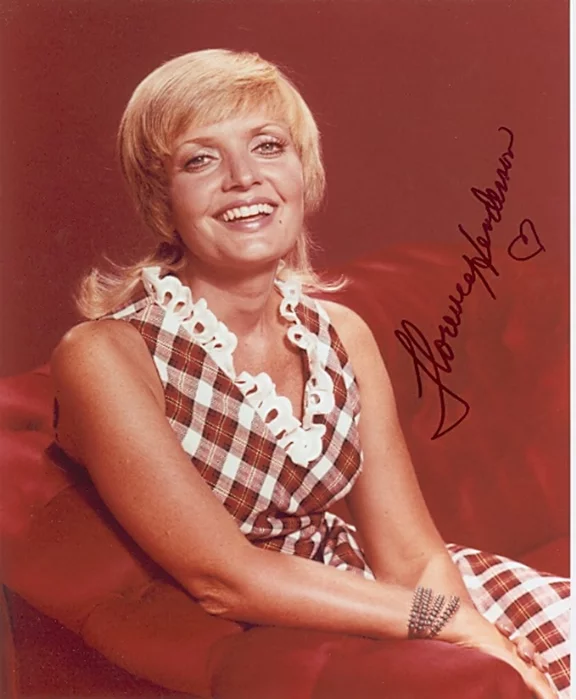 Florence Henderson autograph