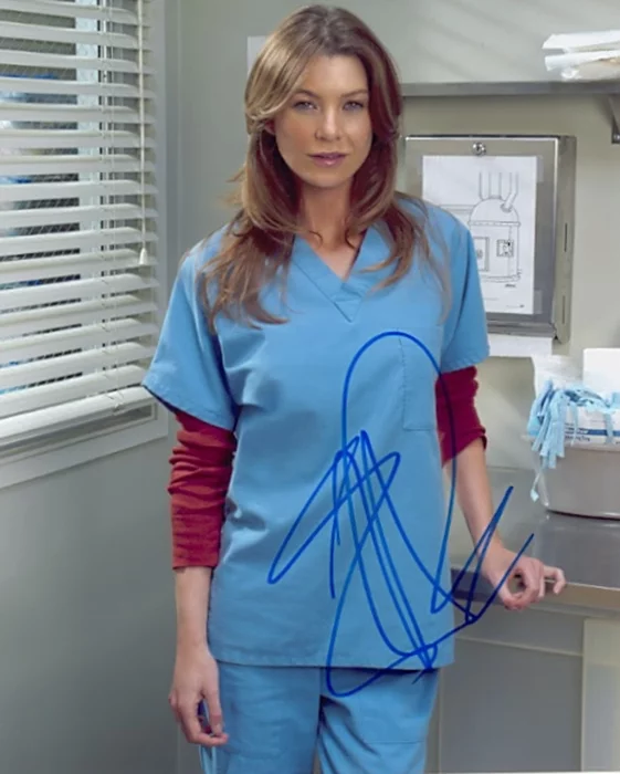 Ellen Pompeo autograph