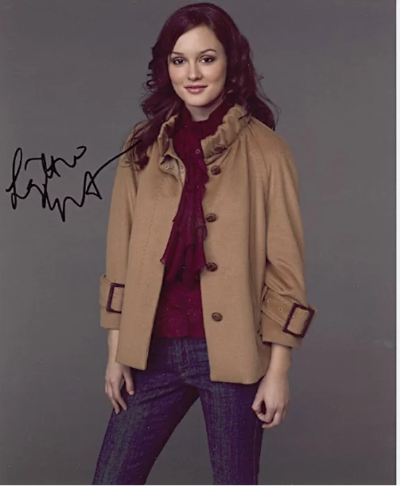 Leighton Meester autograph