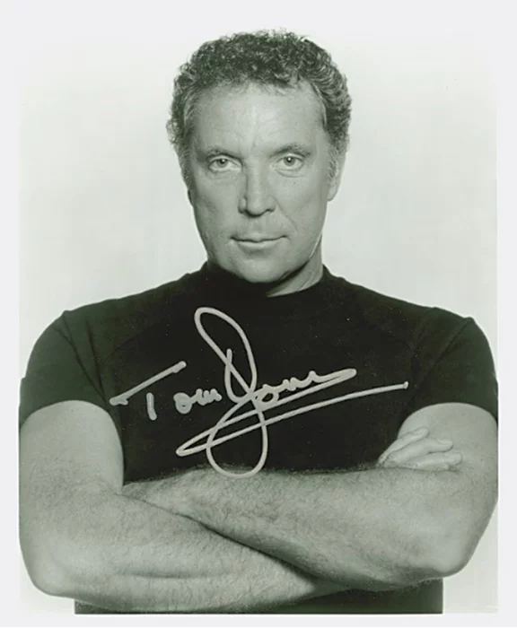 Tom Jones autograph
