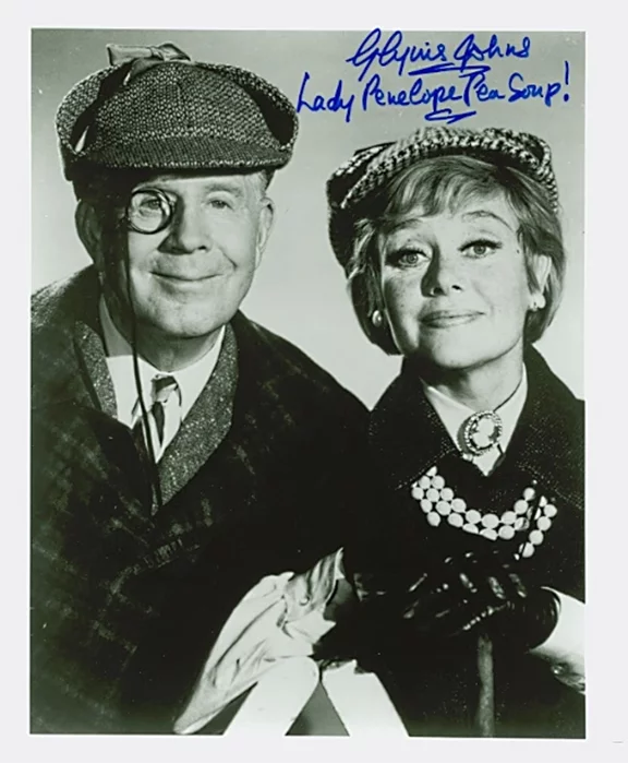 Glynis Johns autograph