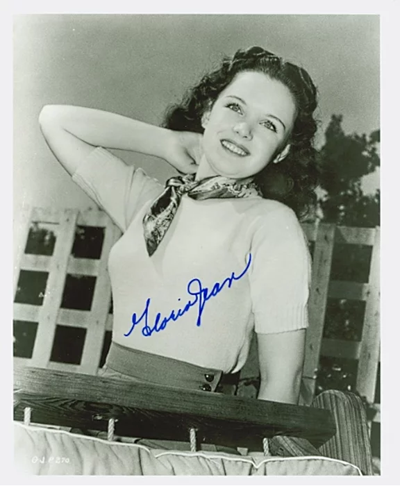 Gloria Jean autograph