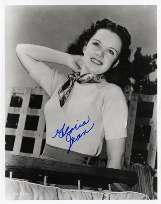 Gloria Jean autograph