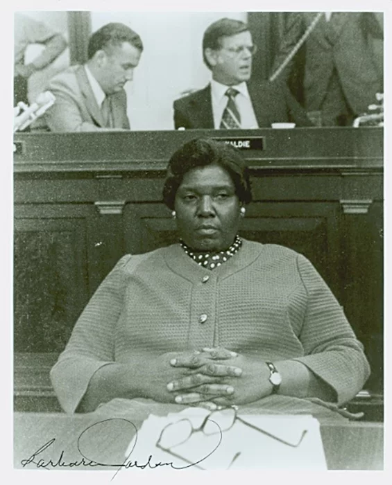 Barbara Jordan autograph
