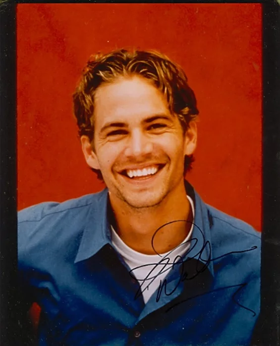 Paul Walker autograph