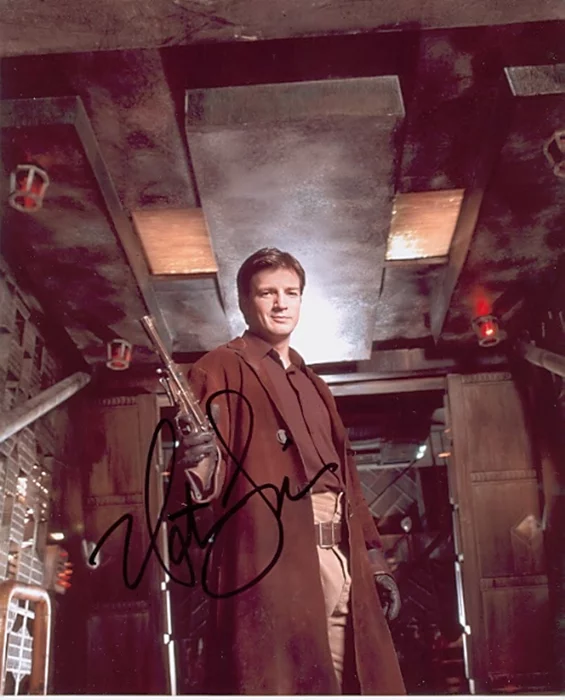 Nathan Fillion autograph