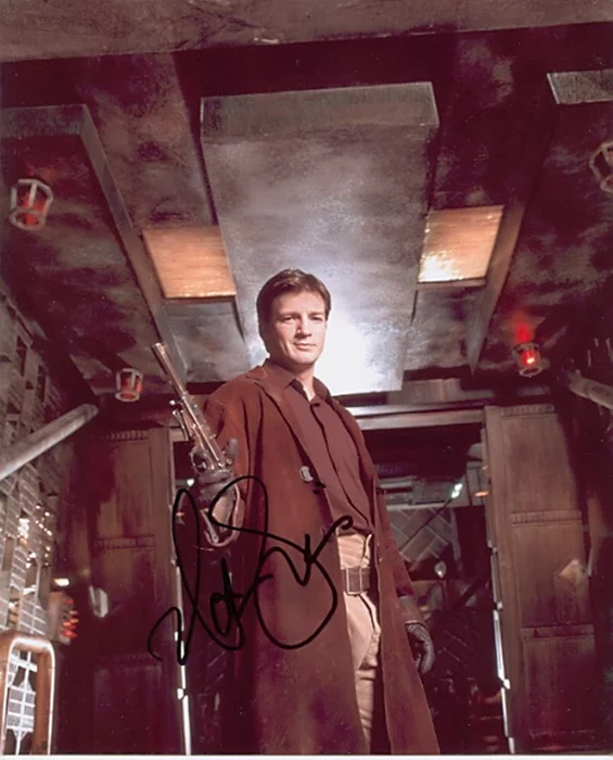 Nathan Fillion autograph
