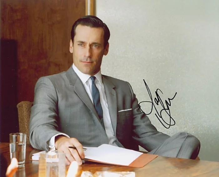 Jon Hamm autograph