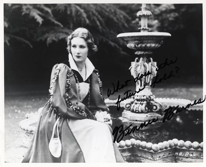 Binnie Barnes autograph