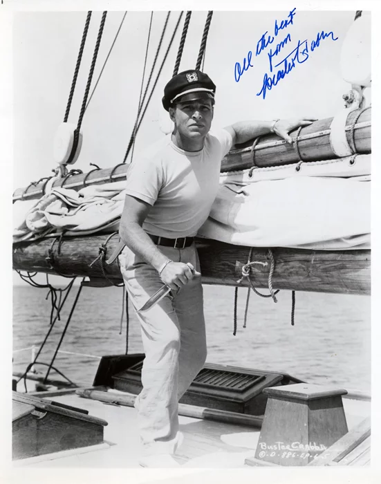 Buster Crabbe autograph