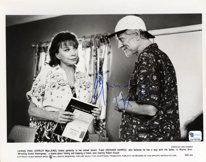 Richard Harris autograph