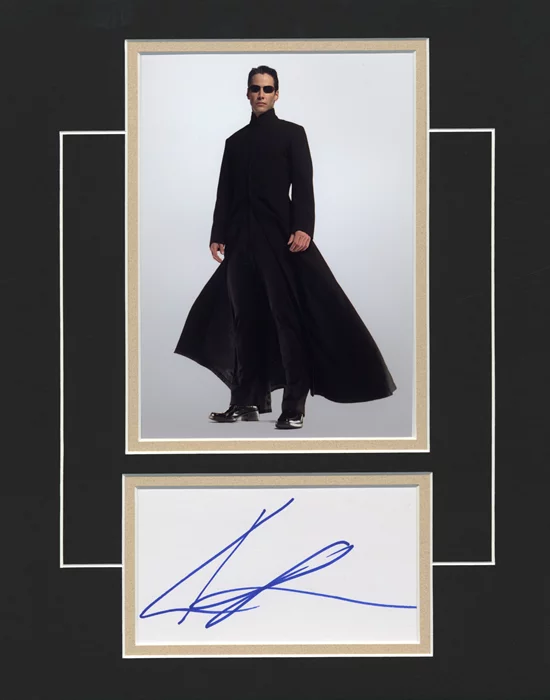 Keanu Reeves autograph