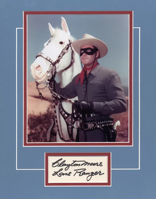 Clayton Moore autograph